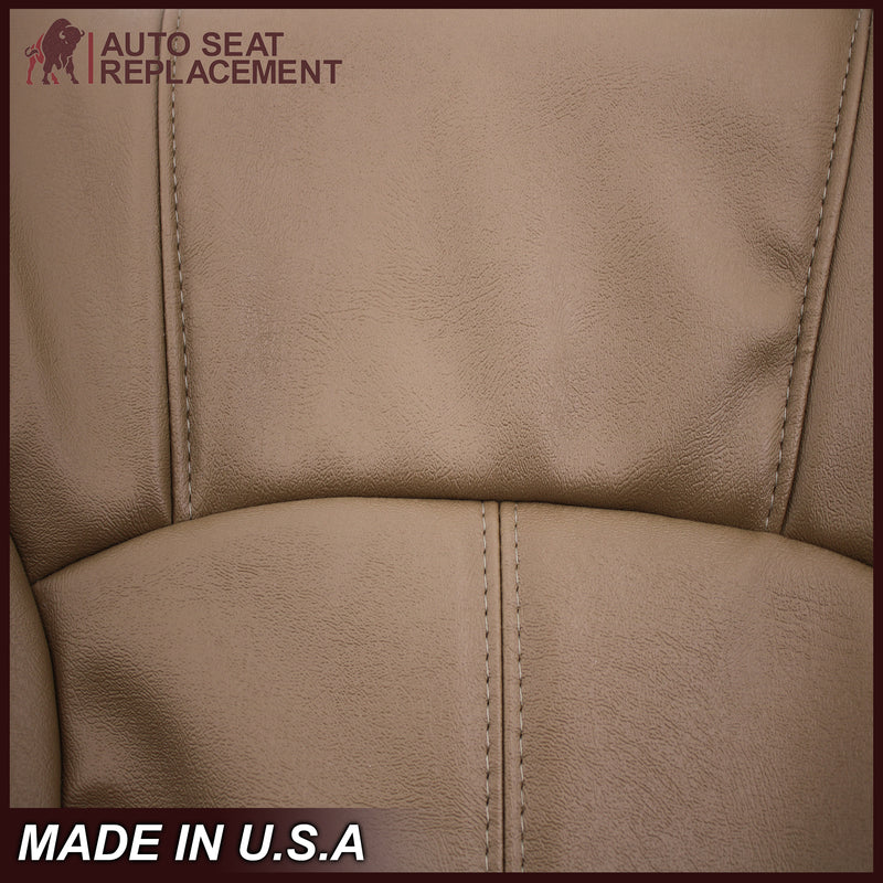 1999-2002 Chevy Silverado Seat Cover in Medium Dark Oak Tan (trim code 672 or 67i)- 2000 2001 2002 2003 2004 2005 2006- Leather- Vinyl- Seat Cover Replacement- Auto Seat Replacement