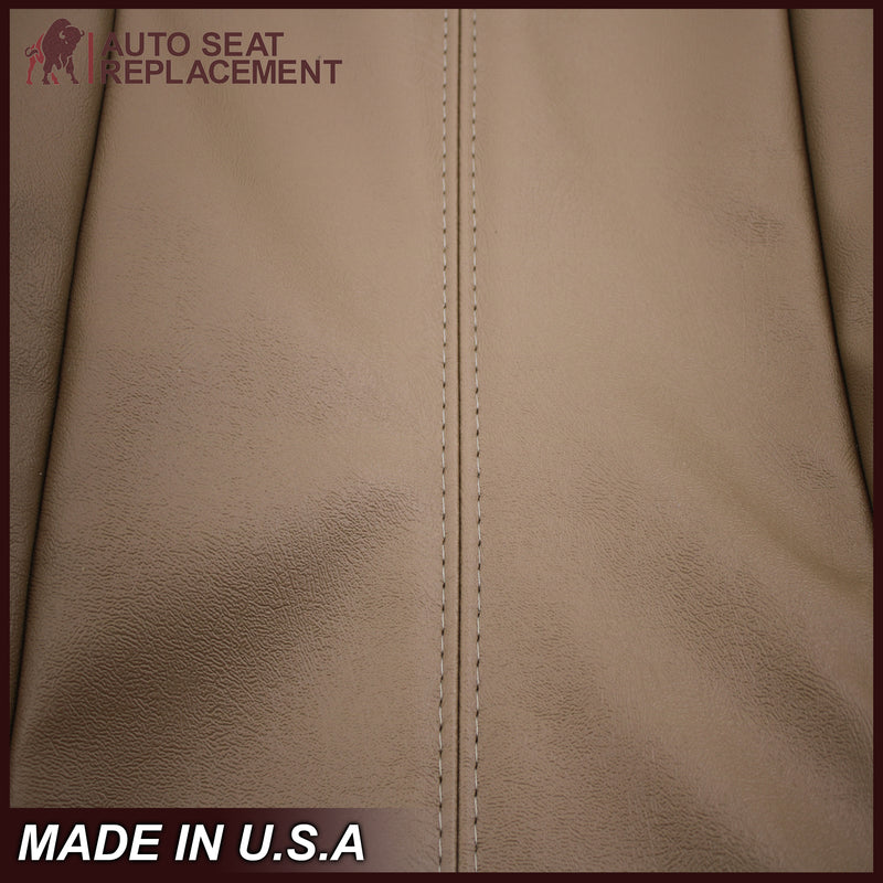 1999-2002 Chevy Silverado Seat Cover in Medium Dark Oak Tan (trim code 672 or 67i)- 2000 2001 2002 2003 2004 2005 2006- Leather- Vinyl- Seat Cover Replacement- Auto Seat Replacement