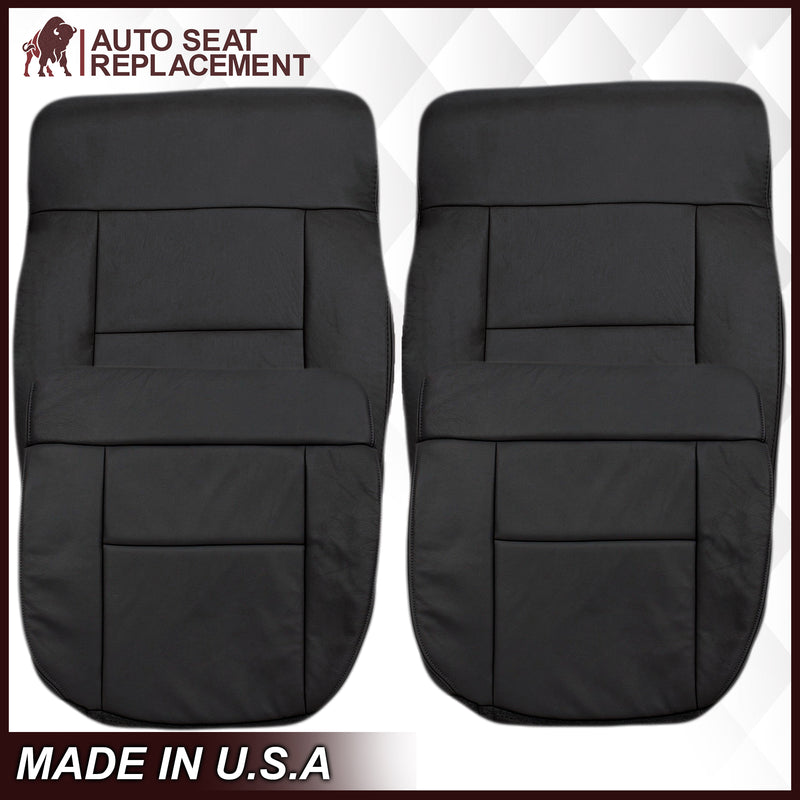 2004-2008 Ford F150 Seat Cover in Black: Choose Leather or Vinyl- 2000 2001 2002 2003 2004 2005 2006- Leather- Vinyl- Seat Cover Replacement- Auto Seat Replacement