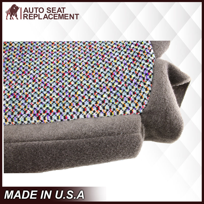1998-2001 Dodge Ram 1500 SLT Laramie Baby Seat Cover in Agate Dark Gray Cloth: Choose From Variation- 2000 2001 2002 2003 2004 2005 2006- Leather- Vinyl- Seat Cover Replacement- Auto Seat Replacement