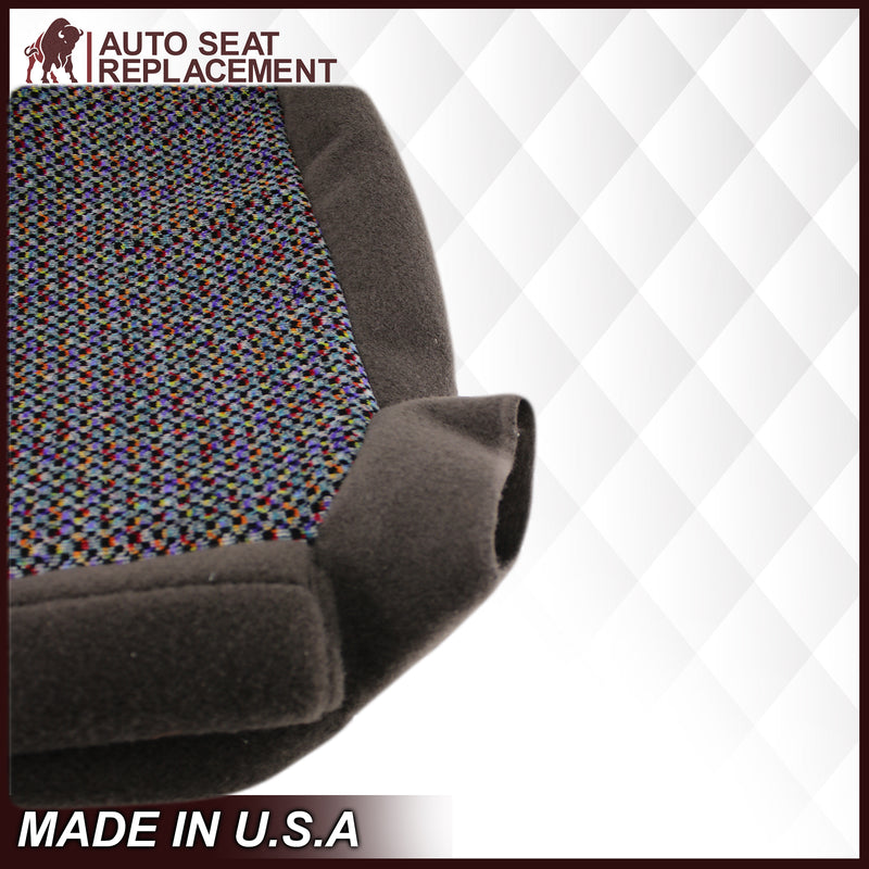 1998-2001 Dodge Ram 1500 SLT Laramie Baby Seat Cover in Agate Dark Gray Cloth: Choose From Variation- 2000 2001 2002 2003 2004 2005 2006- Leather- Vinyl- Seat Cover Replacement- Auto Seat Replacement
