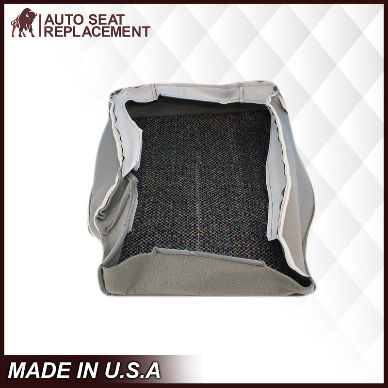 1998-2002 Dodge Ram 1500 SLT Laramie Seat Cover in Cloth with Mist Gray skirt: Choose From Variation- 2000 2001 2002 2003 2004 2005 2006- Leather- Vinyl- Seat Cover Replacement- Auto Seat Replacement
