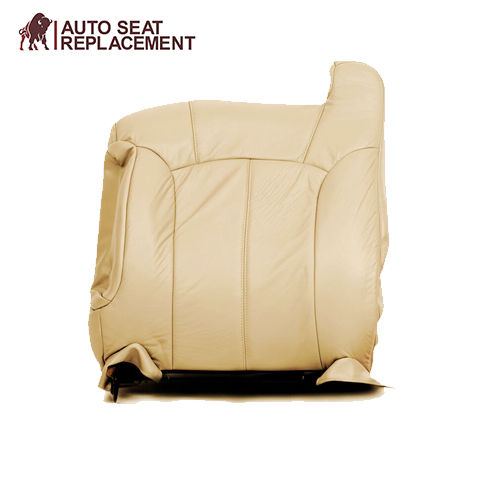 2000 2001 2002 GMC Yukon Driver Complete Package Upholster Seat Cover Light Tan- 2000 2001 2002 2003 2004 2005 2006- Leather- Vinyl- Seat Cover Replacement- Auto Seat Replacement