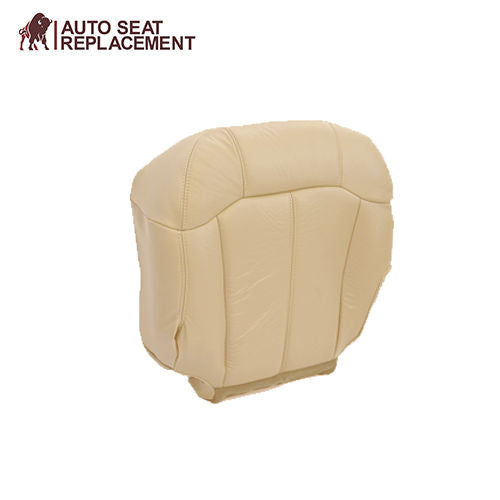 2000 2001 2002 GMC Yukon Driver Complete Package Upholster Seat Cover Light Tan- 2000 2001 2002 2003 2004 2005 2006- Leather- Vinyl- Seat Cover Replacement- Auto Seat Replacement