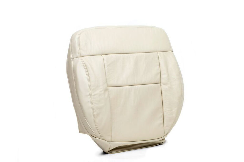 2004 Ford F150 Seat Cover in Light Parchment Tan: Choose Leather or Vinyl- 2000 2001 2002 2003 2004 2005 2006- Leather- Vinyl- Seat Cover Replacement- Auto Seat Replacement
