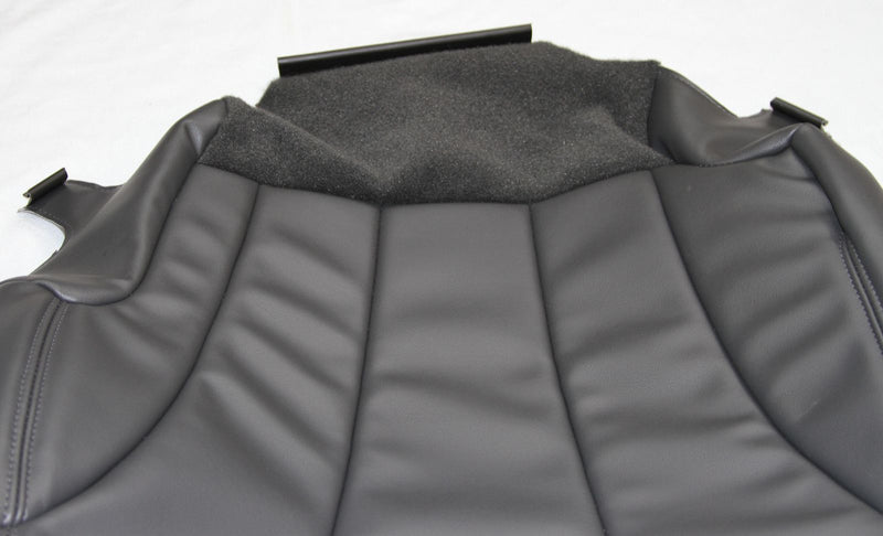 2000 2001 2002 Chevy Silverado Work Truck WT Driver Vinyl Seat Cover Dark Gray- 2000 2001 2002 2003 2004 2005 2006- Leather- Vinyl- Seat Cover Replacement- Auto Seat Replacement