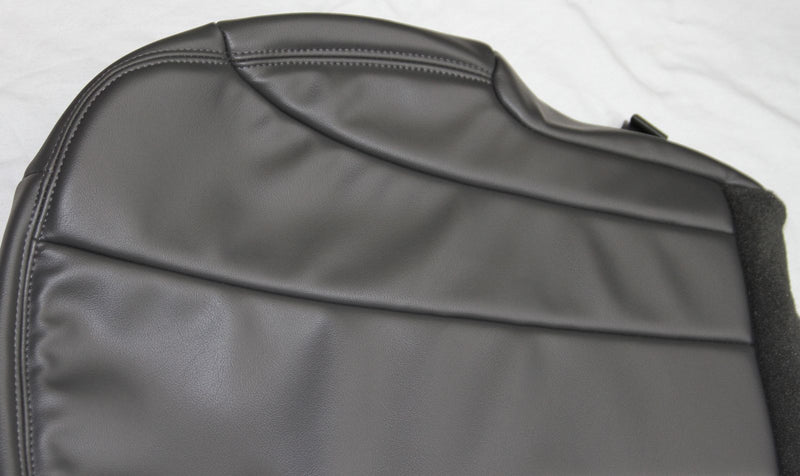 2000 2001 2002 Chevy Silverado Work Truck WT Driver Vinyl Seat Cover Dark Gray- 2000 2001 2002 2003 2004 2005 2006- Leather- Vinyl- Seat Cover Replacement- Auto Seat Replacement
