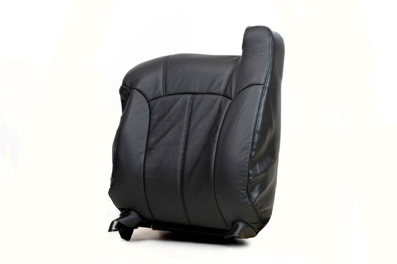 99 to 2002 Chevy Silverado full Driver package Leather Seat Cover Dark Graphite- 2000 2001 2002 2003 2004 2005 2006- Leather- Vinyl- Seat Cover Replacement- Auto Seat Replacement