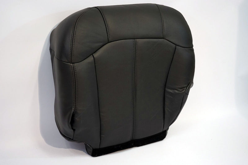99 to 2002 Chevy Silverado full Driver package Leather Seat Cover Dark Graphite- 2000 2001 2002 2003 2004 2005 2006- Leather- Vinyl- Seat Cover Replacement- Auto Seat Replacement