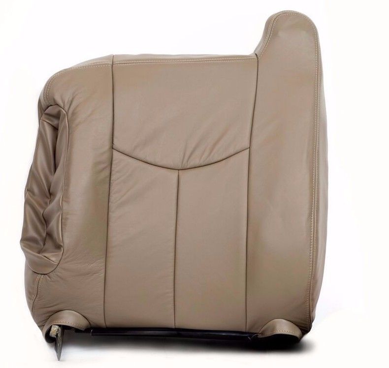 2003 2004 2005 2006 Chevy Silverado Driver Top Back Seat Cover TAN/ Vinyl-522- 2000 2001 2002 2003 2004 2005 2006- Leather- Vinyl- Seat Cover Replacement- Auto Seat Replacement