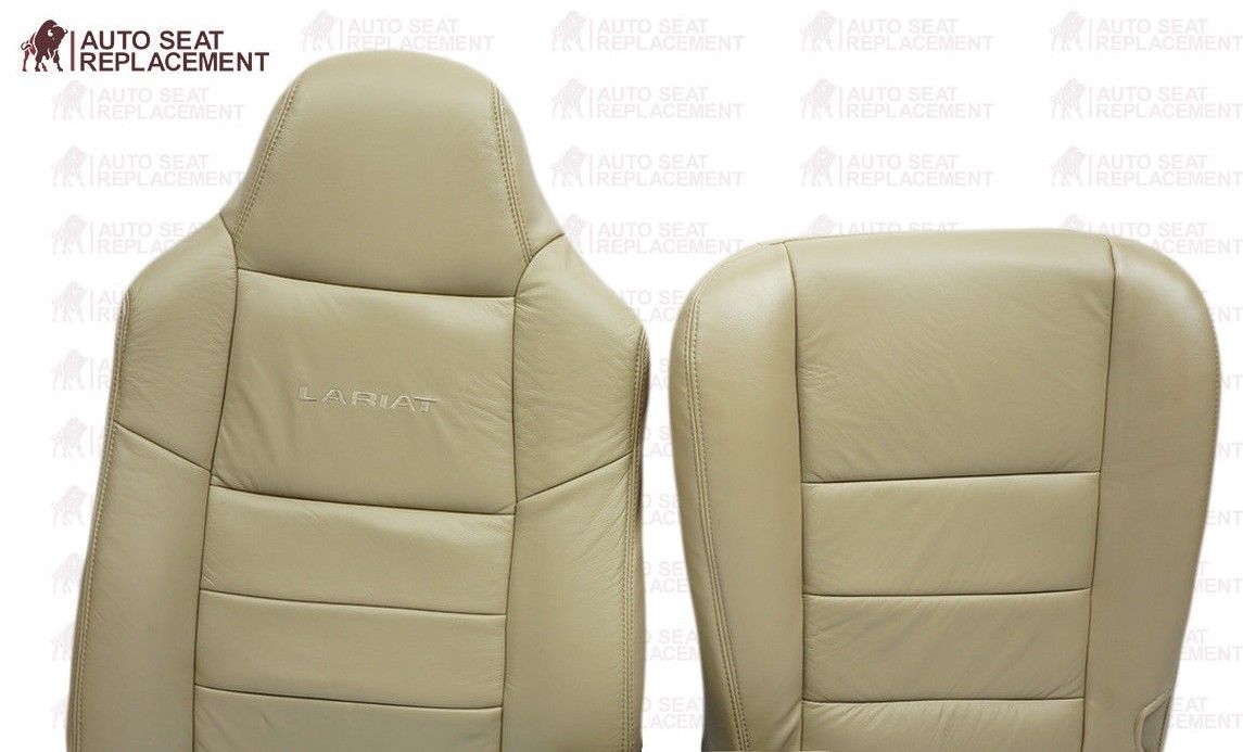 thumbnail image 2 of 2006-2007 Ford F250 Harley Davidson Passenger Leather Seat Cover - Upper Front, Black 2 of 5