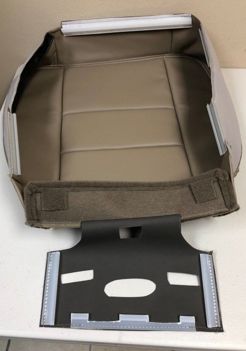 2005 2006 2007 Ford F250 F350 Lariat Extended Cab-Passenger Bottom Seat Cover-Tan- 2000 2001 2002 2003 2004 2005 2006- Leather- Vinyl- Seat Cover Replacement- Auto Seat Replacement