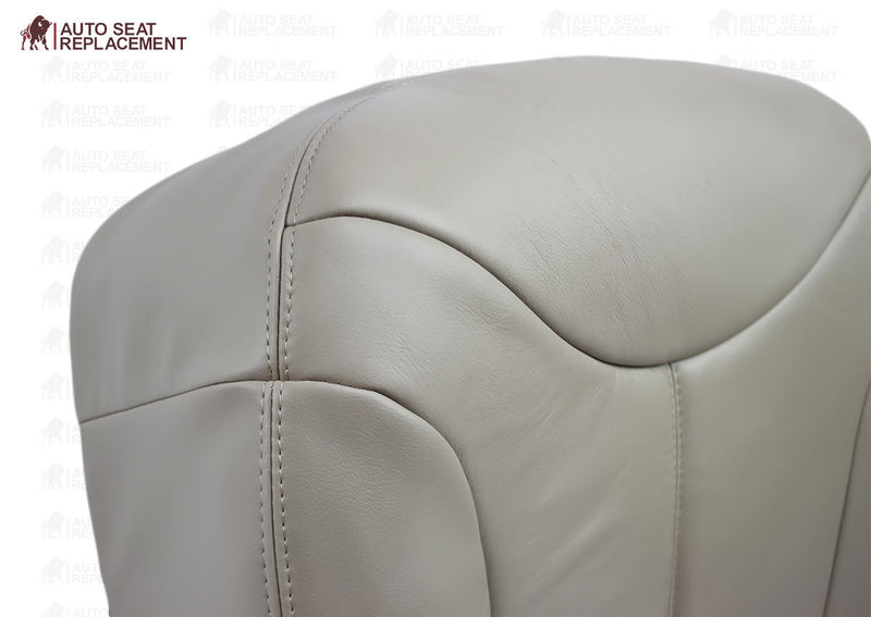 2000 2001 2002 GMC Yukon XL-1500-2500-SLT Driver-Passenger Bottom Seat Cover Tan- 2000 2001 2002 2003 2004 2005 2006- Leather- Vinyl- Seat Cover Replacement- Auto Seat Replacement