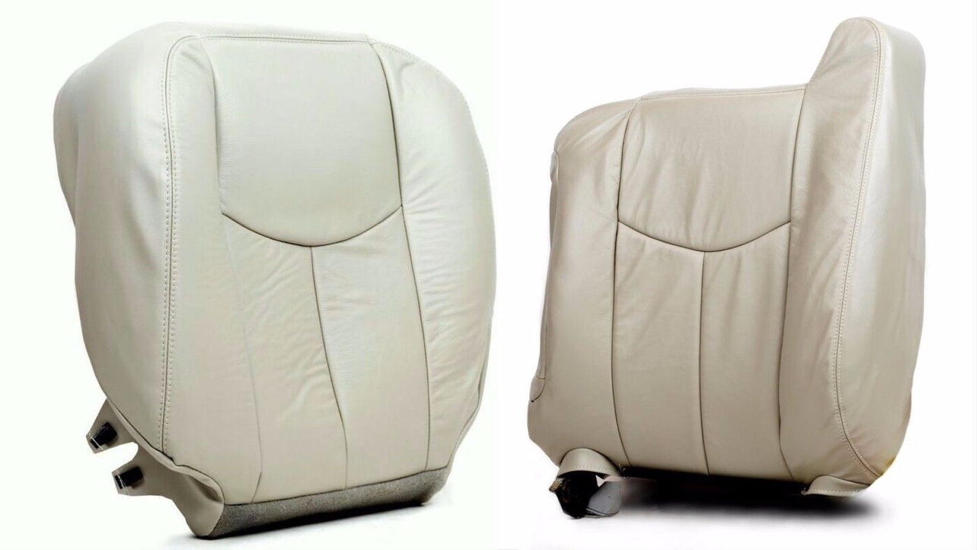 Fits 03-06 Chevy Tahoe Suburban Driver Top Replacement Leather Seat Cover Tan Fits 03-06 Chevy Tahoe Suburban Driver Top Replacement Leather Seat Cover Tan