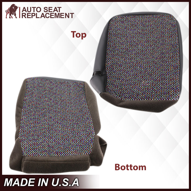 1998-2001 Dodge Ram 1500 SLT Laramie Baby Seat Cover in Agate Dark Gray Cloth: Choose From Variation- 2000 2001 2002 2003 2004 2005 2006- Leather- Vinyl- Seat Cover Replacement- Auto Seat Replacement