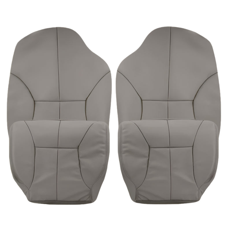1998-2002 Dodge Ram 1500 2500 3500 Seat Cover in Mist Gray: Choose From Variation- 2000 2001 2002 2003 2004 2005 2006- Leather- Vinyl- Seat Cover Replacement- Auto Seat Replacement