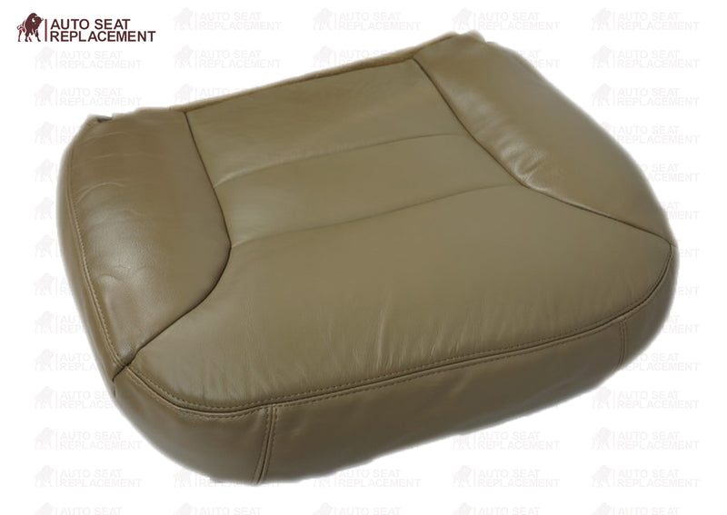 1995-1999 Chevrolet Tahoe Suburban Bottom-Top Seat Cover Neutral Tan- 2000 2001 2002 2003 2004 2005 2006- Leather- Vinyl- Seat Cover Replacement- Auto Seat Replacement