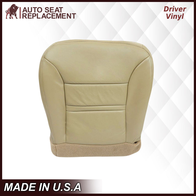 2000-2001 Ford Excursion Seat Cover in Tan: Choose From Variation- 2000 2001 2002 2003 2004 2005 2006- Leather- Vinyl- Seat Cover Replacement- Auto Seat Replacement