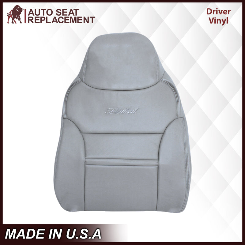 2000-2001 Ford Excursion Seat Cover in Gray: Choose From Variation- 2000 2001 2002 2003 2004 2005 2006- Leather- Vinyl- Seat Cover Replacement- Auto Seat Replacement