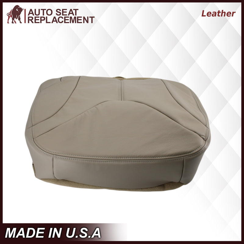 2000-2002 GMC Yukon XL 2nd Row Captain Seat 50/50 Seat Cover in Shale Tan: Choose From Variation- 2000 2001 2002 2003 2004 2005 2006- Leather- Vinyl- Seat Cover Replacement- Auto Seat Replacement