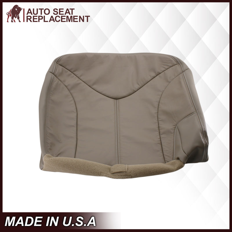 2000-2002 GMC Yukon XL 2nd Row Captain Seat 50/50 Seat Cover in Shale Tan: Choose From Variation- 2000 2001 2002 2003 2004 2005 2006- Leather- Vinyl- Seat Cover Replacement- Auto Seat Replacement