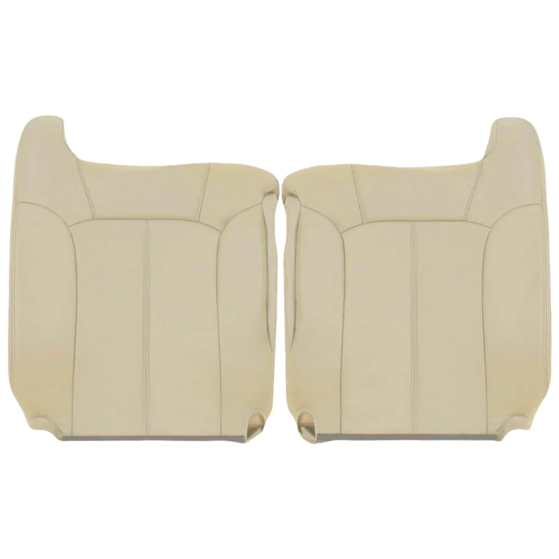 2000-2002 Chevy Tahoe/Suburban Seat Cover in Light Shale Tan: Choose From Variations- 2000 2001 2002 2003 2004 2005 2006- Leather- Vinyl- Seat Cover Replacement- Auto Seat Replacement