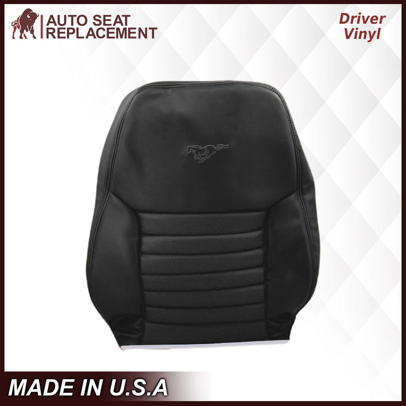 1999-2004 Ford Mustang GT Convertible in Dark Charcoal Black: Choose From Variation- 2000 2001 2002 2003 2004 2005 2006- Leather- Vinyl- Seat Cover Replacement- Auto Seat Replacement