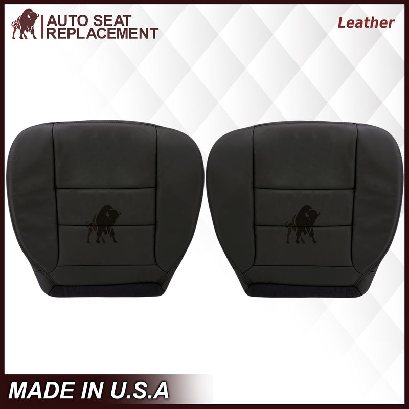 2002-2007 Ford F250/F350/F450/F550 Lariat Extended Cab Seat Cover in Black: Choose Leather or Vinyl- 2000 2001 2002 2003 2004 2005 2006- Leather- Vinyl- Seat Cover Replacement- Auto Seat Replacement