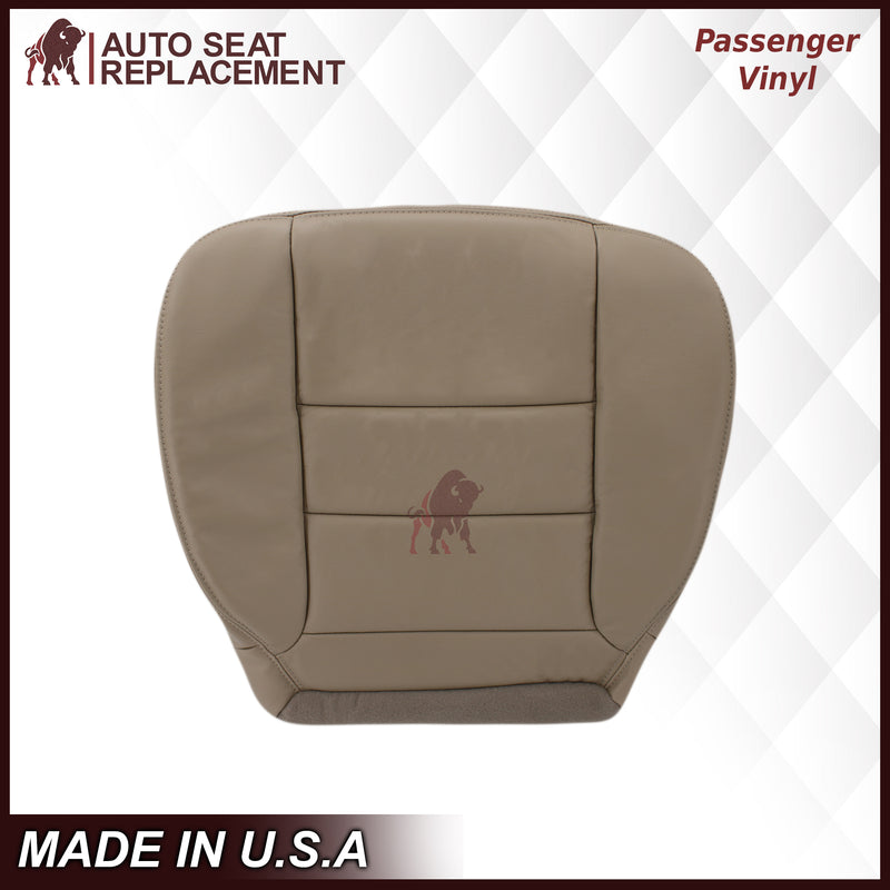 2002-2007 Ford F250/F350/F450/F550 Lariat Extended Cab Seat Cover in Tan: Choose Leather or Vinyl- 2000 2001 2002 2003 2004 2005 2006- Leather- Vinyl- Seat Cover Replacement- Auto Seat Replacement