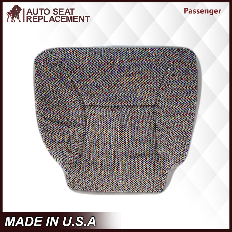1998-2002 Dodge Ram 1500 SLT Laramie Seat Cover in Cloth with Mist Gray skirt: Choose From Variation- 2000 2001 2002 2003 2004 2005 2006- Leather- Vinyl- Seat Cover Replacement- Auto Seat Replacement