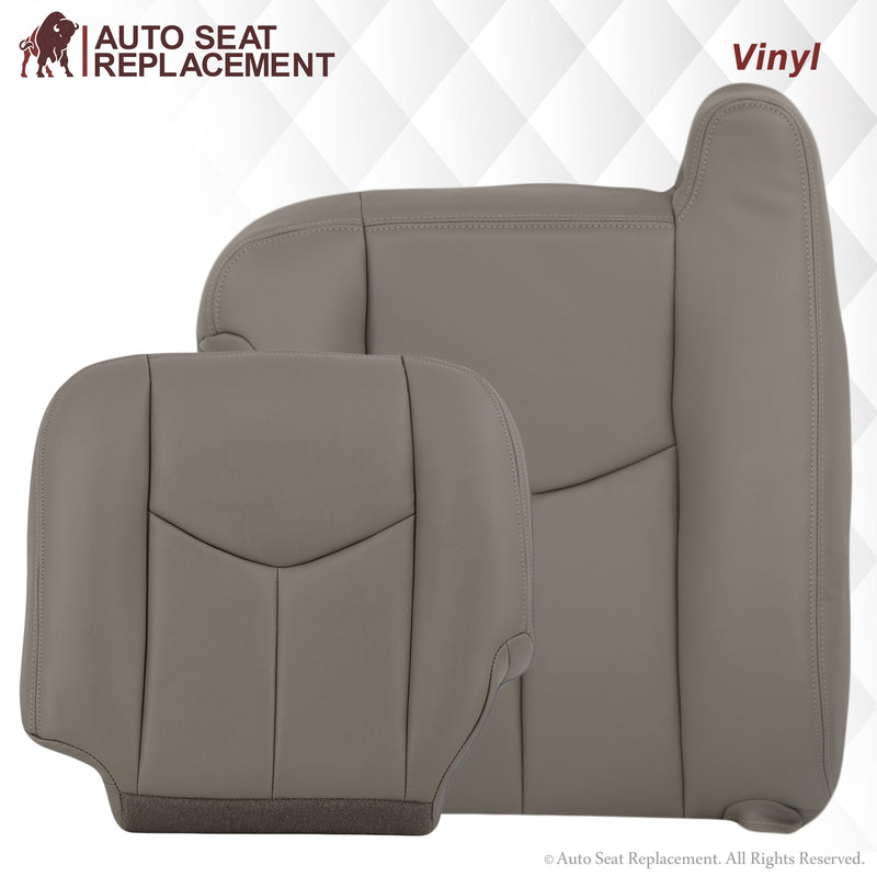 2003-2007 GMC Yukon Seat Cover In Light Gray: (pewter) Choose From Variation- 2000 2001 2002 2003 2004 2005 2006- Leather- Vinyl- Seat Cover Replacement- Auto Seat Replacement