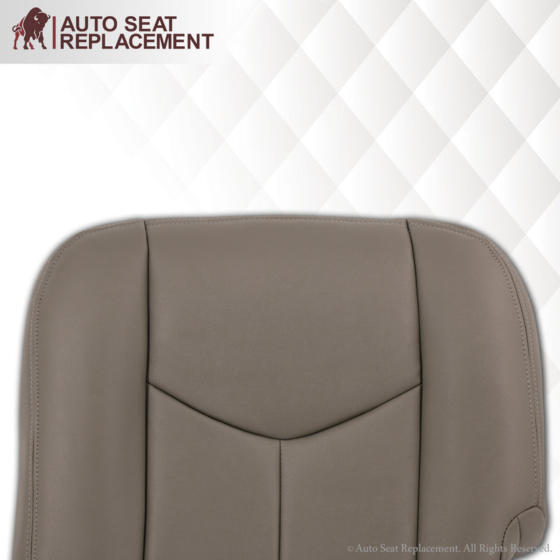 2003-2007 GMC Sierra Seat Cover In Light Gray: Choose From Variation- 2000 2001 2002 2003 2004 2005 2006- Leather- Vinyl- Seat Cover Replacement- Auto Seat Replacement