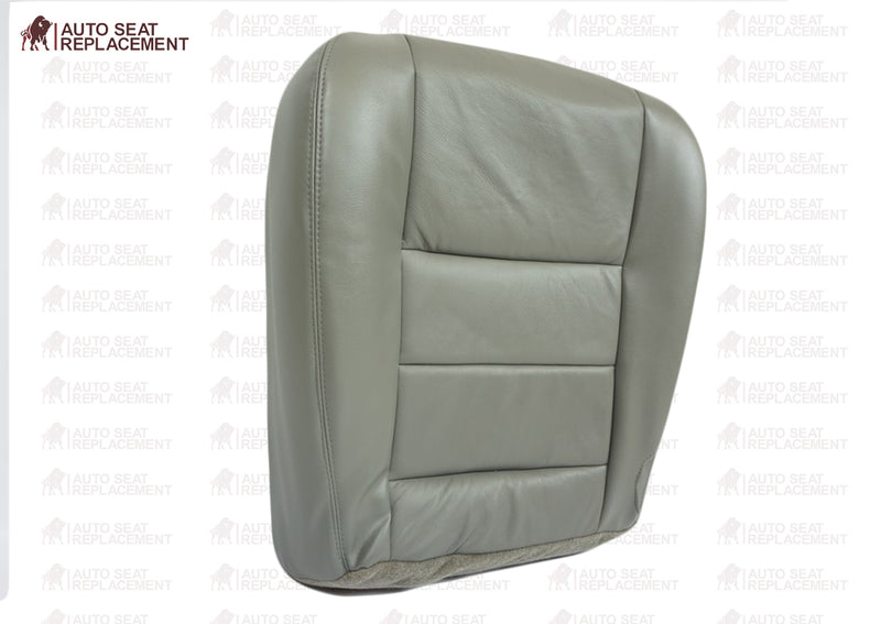 2002 2003 2004 2005 2006 2007 Ford F250 F350 Lariat Bottom Leather Seat Cover Gray- 2000 2001 2002 2003 2004 2005 2006- Leather- Vinyl- Seat Cover Replacement- Auto Seat Replacement