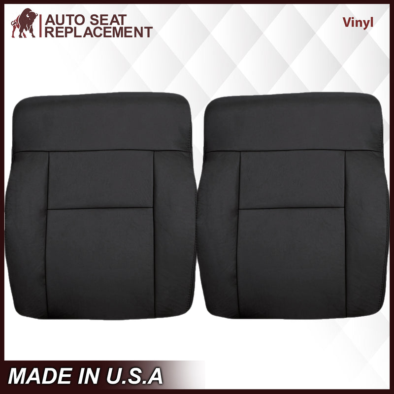 2004-2008 Ford F150 Seat Cover in Black: Choose Leather or Vinyl- 2000 2001 2002 2003 2004 2005 2006- Leather- Vinyl- Seat Cover Replacement- Auto Seat Replacement