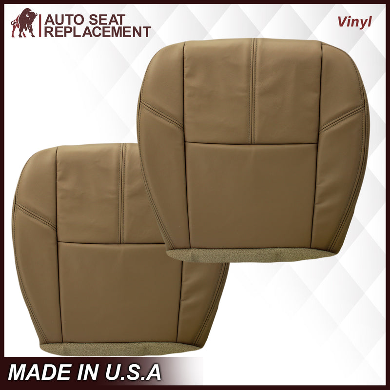 2007-2014 Chevy Silverado Seat Cover In Tan: Choose From Variation- 2000 2001 2002 2003 2004 2005 2006- Leather- Vinyl- Seat Cover Replacement- Auto Seat Replacement