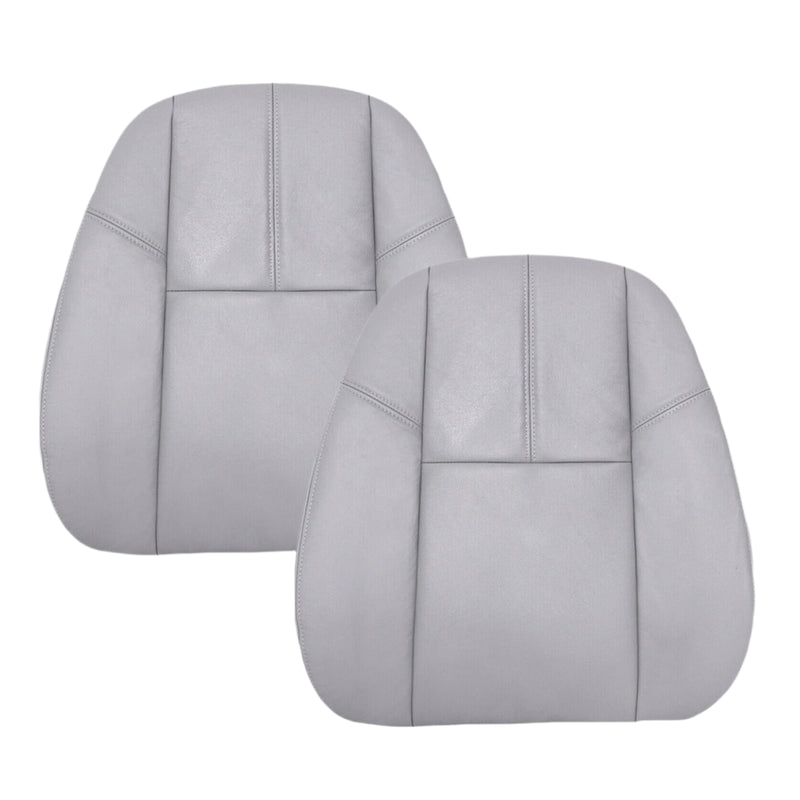 Texan Driver Bottom Seat Cover For Chevy Silverado 2007-2014 - Gray Vinyl - LTZ LT LS