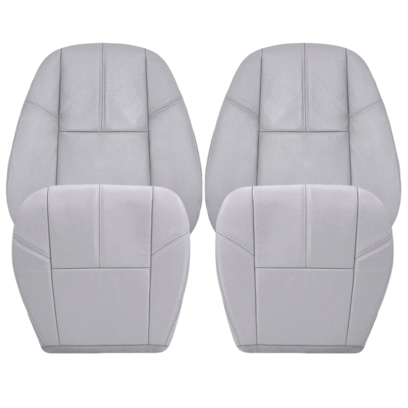 2007-2014 GMC Yukon/Sierra Seat Cover In Gray: Choose From Variation- 2000 2001 2002 2003 2004 2005 2006- Leather- Vinyl- Seat Cover Replacement- Auto Seat Replacement
