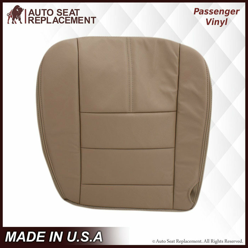 2008-2010 Ford F-250 F-350 F-450 F-550 Lariat Seat Cover in Camel Tan: Choose From Variants- 2000 2001 2002 2003 2004 2005 2006- Leather- Vinyl- Seat Cover Replacement- Auto Seat Replacement
