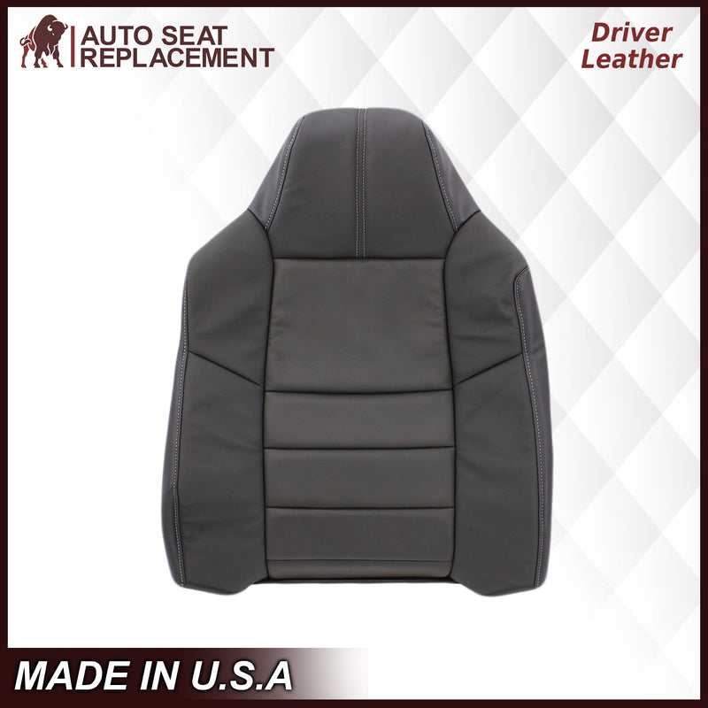 2008-2010 Ford F-250 F-350 F-450 F-550 Lariat Seat Cover in Black: Choose From Variants- 2000 2001 2002 2003 2004 2005 2006- Leather- Vinyl- Seat Cover Replacement- Auto Seat Replacement