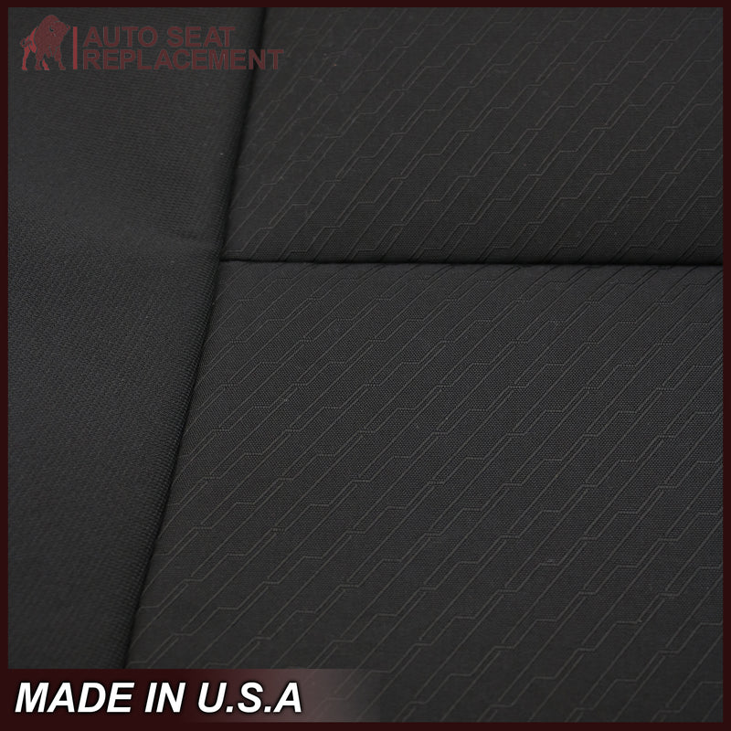 2007-2014 Gmc Sierra Cloth Seat Cover In Black: Choose From Variation- 2000 2001 2002 2003 2004 2005 2006- Leather- Vinyl- Seat Cover Replacement- Auto Seat Replacement