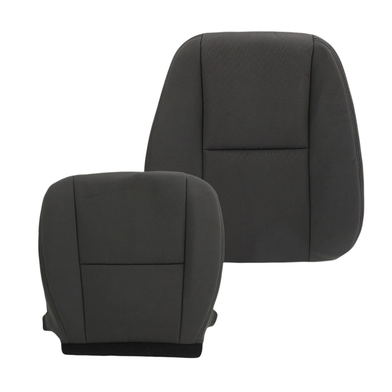 2009-2014 Chevy Silverado Cloth Seat Cover In Black: Choose From Variation- 2000 2001 2002 2003 2004 2005 2006- Leather- Vinyl- Seat Cover Replacement- Auto Seat Replacement