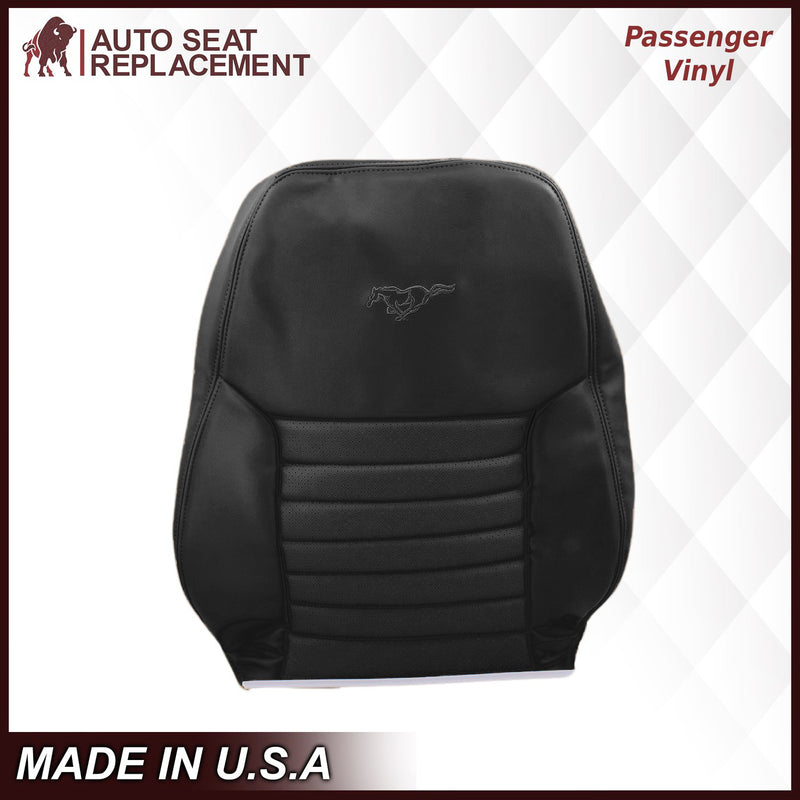 1999-2004 Ford Mustang GT Convertible in Dark Charcoal Black: Choose From Variation- 2000 2001 2002 2003 2004 2005 2006- Leather- Vinyl- Seat Cover Replacement- Auto Seat Replacement