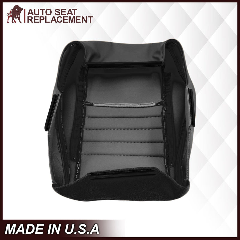1999-2004 Ford Mustang GT Convertible in Dark Charcoal Black: Choose From Variation- 2000 2001 2002 2003 2004 2005 2006- Leather- Vinyl- Seat Cover Replacement- Auto Seat Replacement
