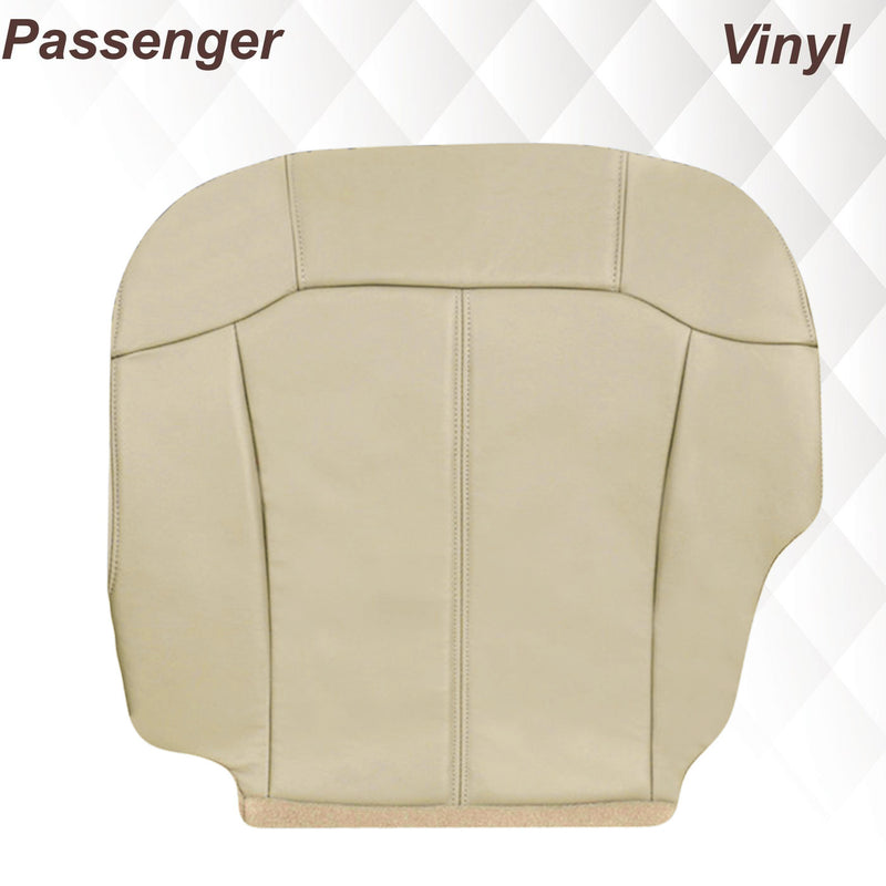 2000-2002 Chevy Tahoe/Suburban Seat Cover in Light Shale Tan: Choose From Variations- 2000 2001 2002 2003 2004 2005 2006- Leather- Vinyl- Seat Cover Replacement- Auto Seat Replacement