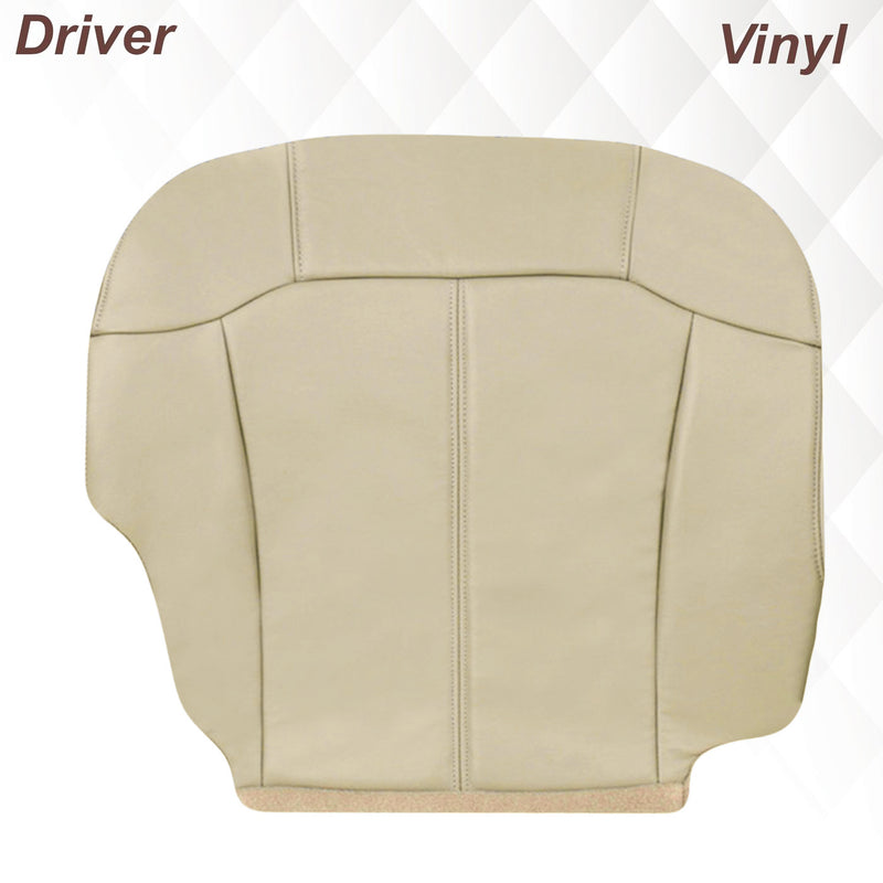 2000-2002 Chevy Tahoe/Suburban Seat Cover in Light Shale Tan: Choose From Variations- 2000 2001 2002 2003 2004 2005 2006- Leather- Vinyl- Seat Cover Replacement- Auto Seat Replacement