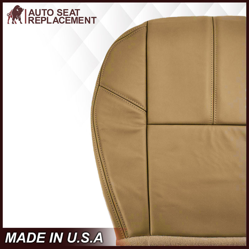 2007-2014 GMC Yukon/Sierra Seat Cover In Tan: Choose From Variation- 2000 2001 2002 2003 2004 2005 2006- Leather- Vinyl- Seat Cover Replacement- Auto Seat Replacement