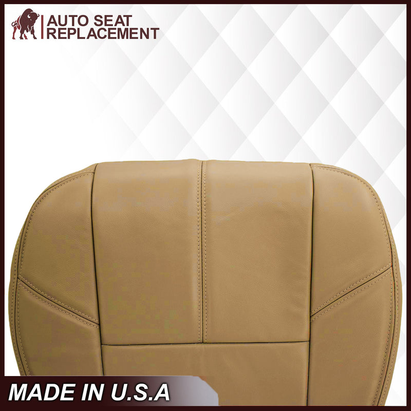 2007-2014 GMC Yukon/Sierra Seat Cover In Tan: Choose From Variation- 2000 2001 2002 2003 2004 2005 2006- Leather- Vinyl- Seat Cover Replacement- Auto Seat Replacement