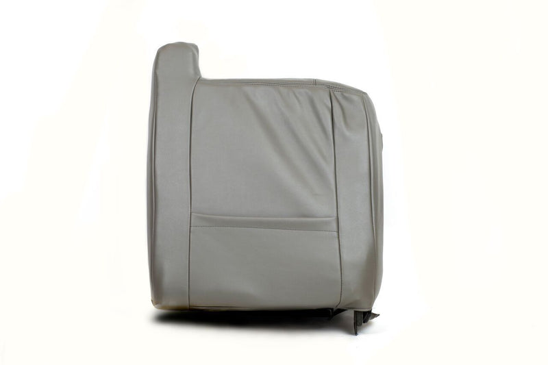 1999 2000 2001 2002 Chevy Silverado-Tahoe-Suburban Passenger-Top-Back Seat Cover Gray- 2000 2001 2002 2003 2004 2005 2006- Leather- Vinyl- Seat Cover Replacement- Auto Seat Replacement