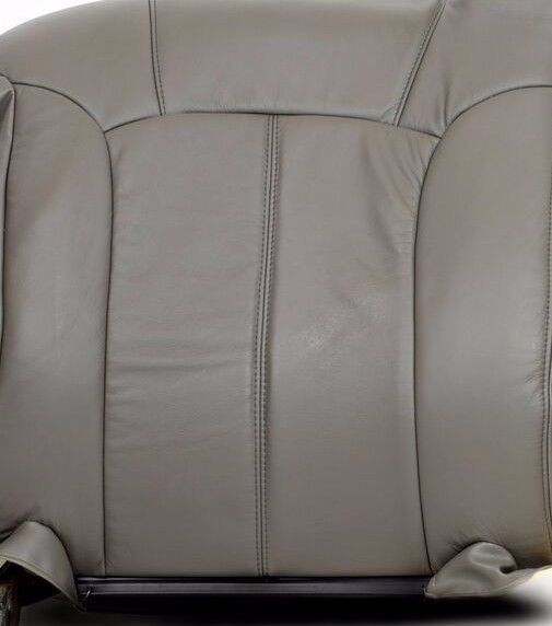1999 2000 2001 2002 Chevy Silverado-Tahoe-Suburban Passenger-Top-Back Seat Cover Gray- 2000 2001 2002 2003 2004 2005 2006- Leather- Vinyl- Seat Cover Replacement- Auto Seat Replacement