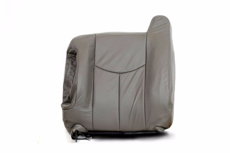 2003 2004 2005 2006 Chevy Tahoe& Suburban- Silverado Top Leather Seat Cover Gray- 2000 2001 2002 2003 2004 2005 2006- Leather- Vinyl- Seat Cover Replacement- Auto Seat Replacement